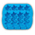 Amazon Vendor 4-cavidade antiaderente empilhadas estrelas Silicone Mould Blue